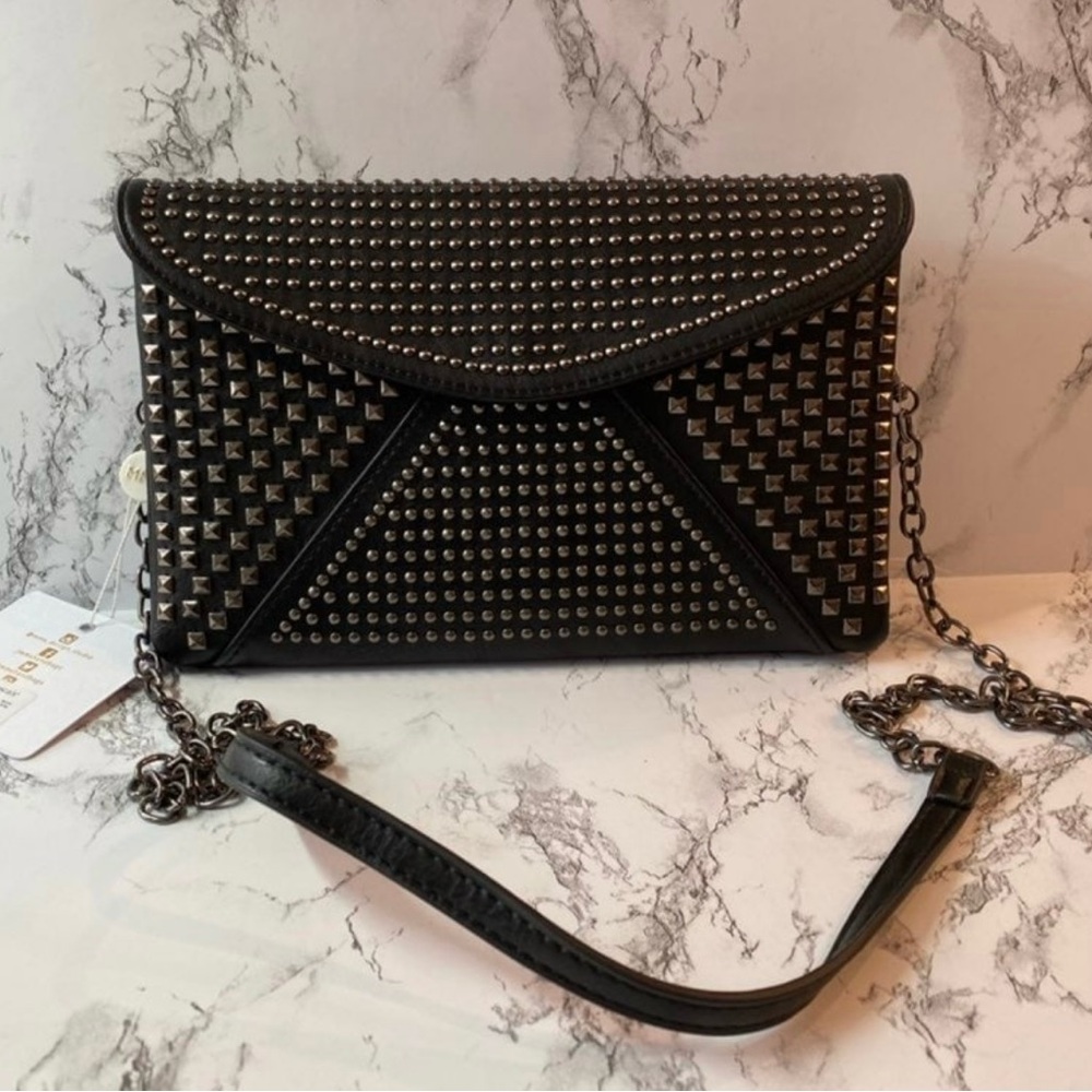 Black Leather Crossbody
